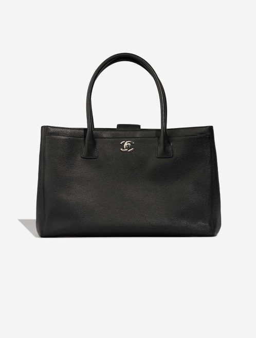 Chanel Executive Tote Medium Calf Black Front | Sell your designer bag