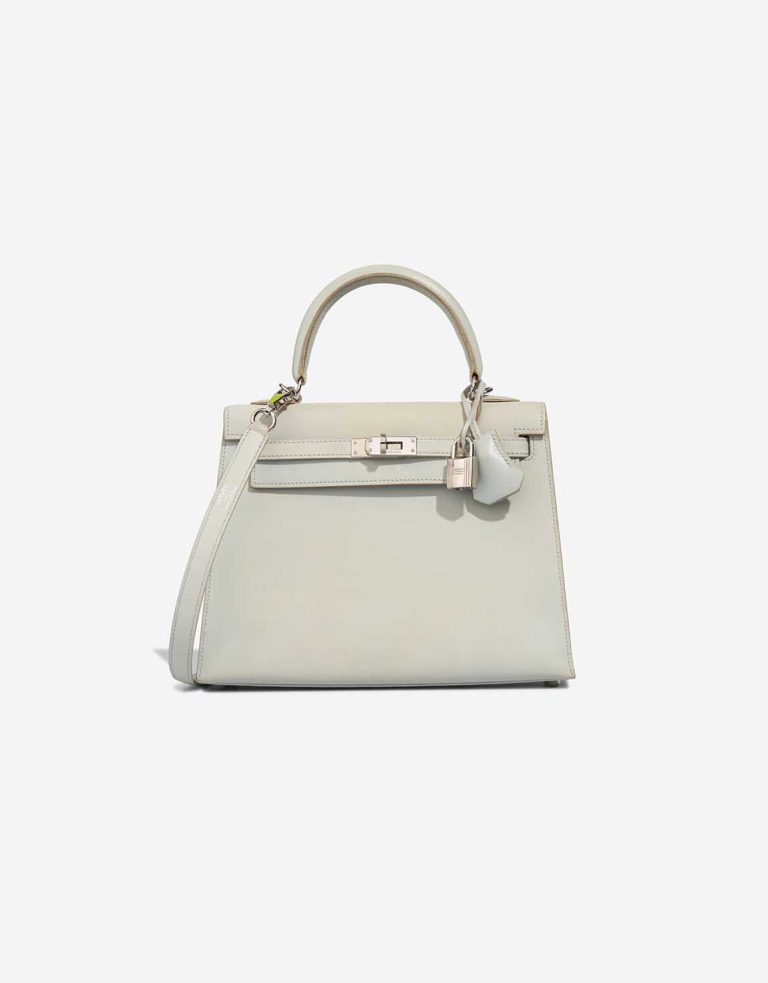 Hermès Kelly 25 Swift Bleu Glacier Front | Sell your designer bag