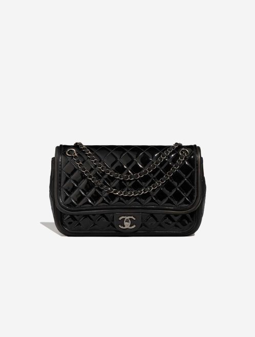 Chanel Timeless Jumbo Patent / Lamb Black Front | Sell your designer bag