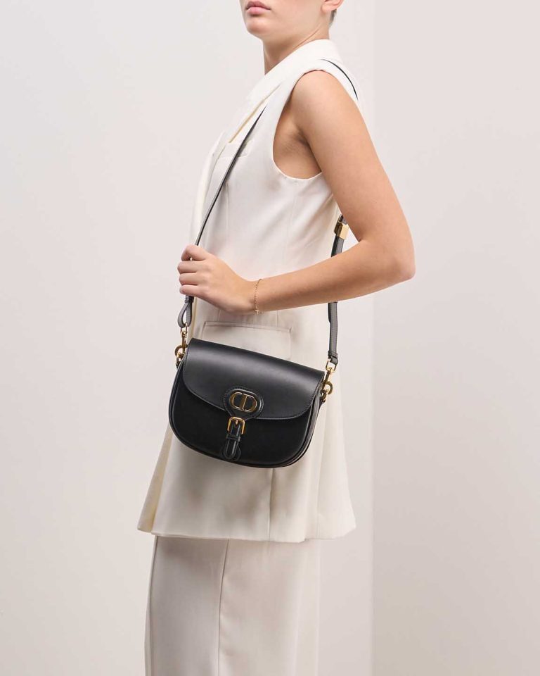 Dior Bobby Medium Calf Black on Model | Sell your designer bag