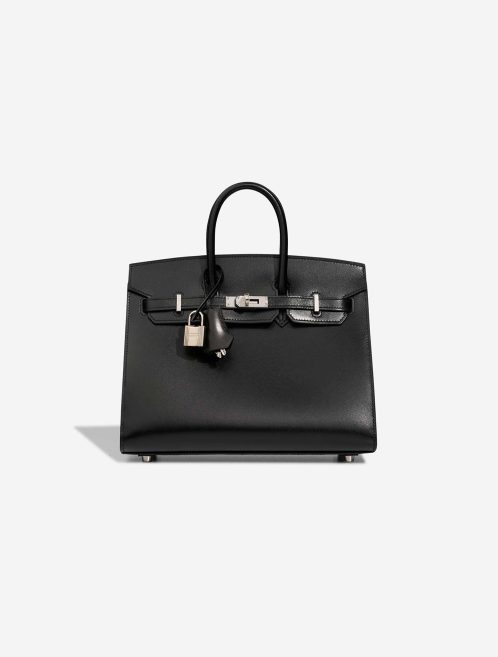 Hermès Birkin 25 Box Black Front | Vendez votre sac de créateur