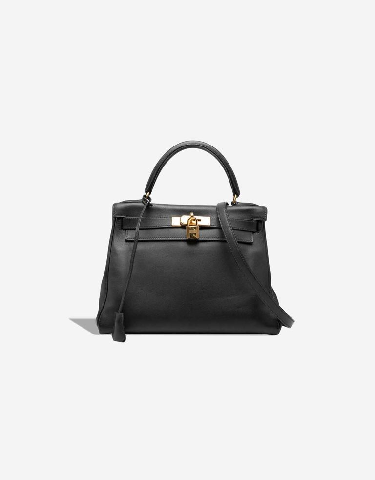 Hermès Kelly 28 Togo Black Front | Sell your designer bag