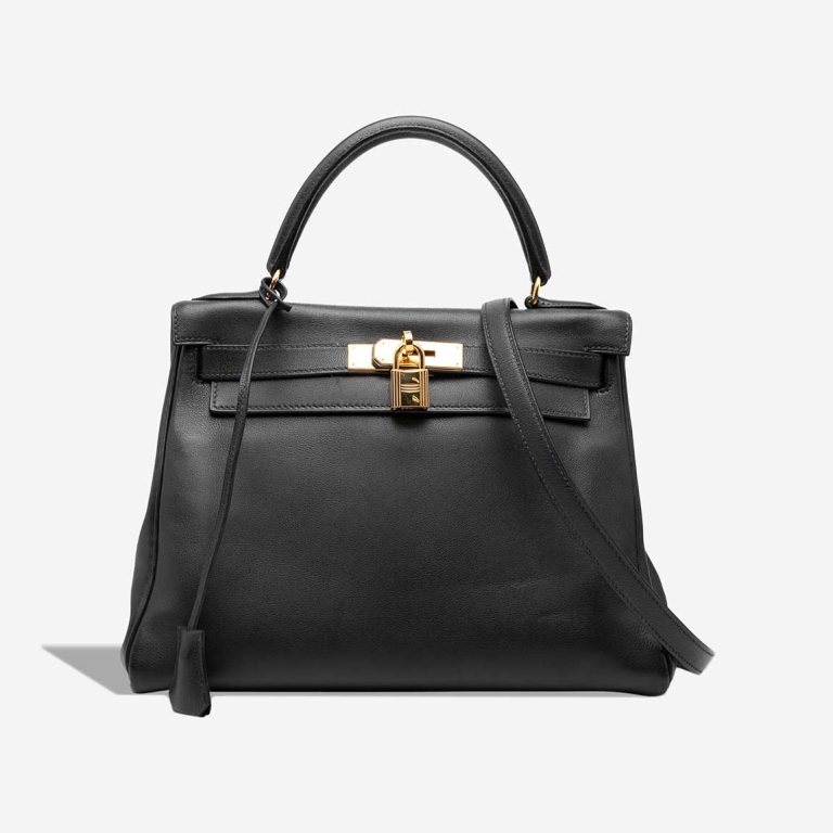 Hermès Kelly 28 Togo Black Front | Sell your designer bag