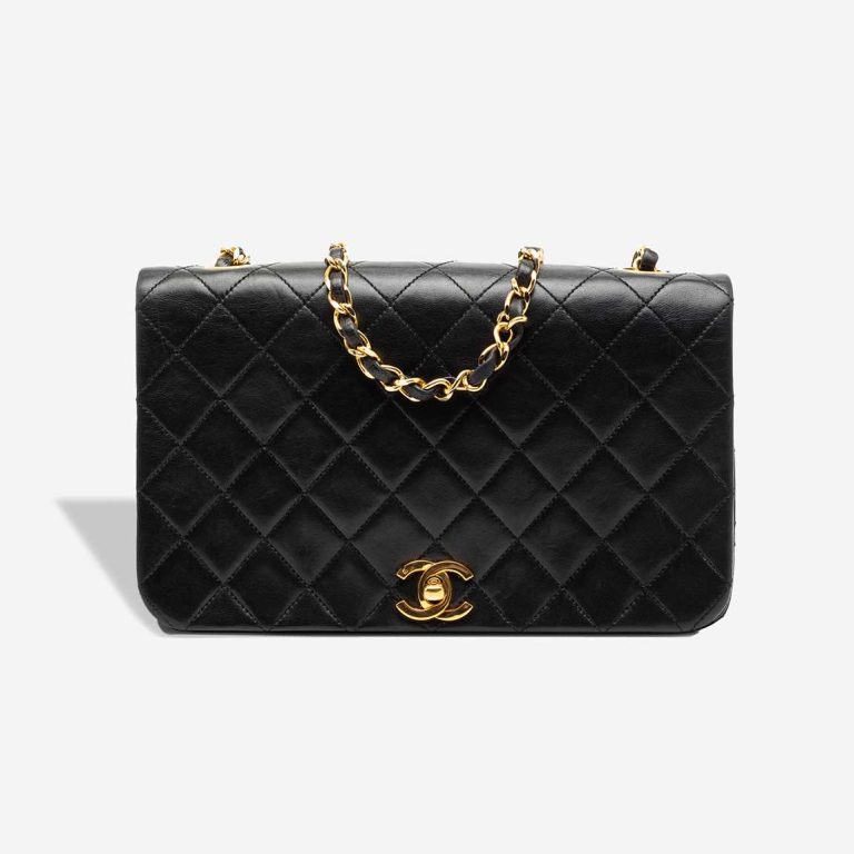 Chanel Timeless Medium Lamb Black Front | Sell your designer bag