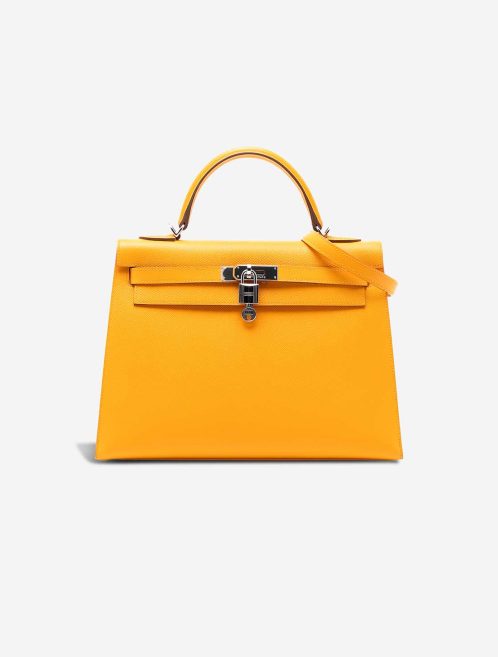 Hermès Kelly 32 Epsom Jaune d'Or Front | Sell your designer bag
