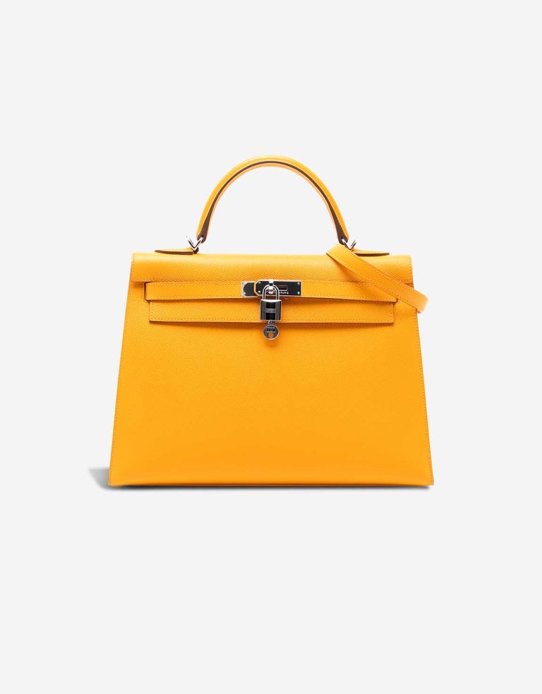 Hermès Kelly 32 Epsom Jaune d'Or Front | Sell your designer bag