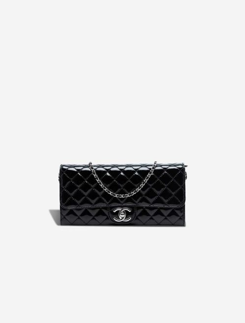 Chanel Wallet on Chain Patent Black Front | Sell your designer bag