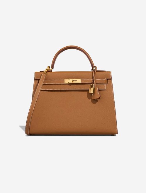 Hermès Kelly 32 Epsom Gold Front | Sell your designer bag