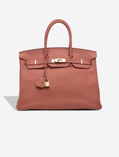 Hermès Birkin 35 Togo Rose Tea Front | Sell your designer bag