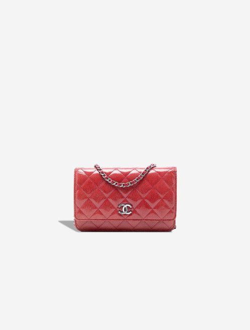 Chanel Paris Dallas Quilted Patent Goatskin Wallet on Chain Front | Sell your designer bag