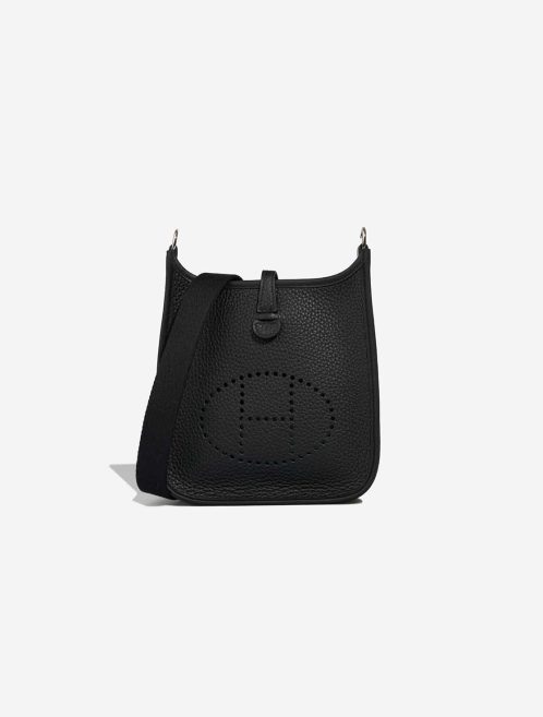 Hermès Evelyne 16 Taurillon Clémence Black Front | Sell your designer bag