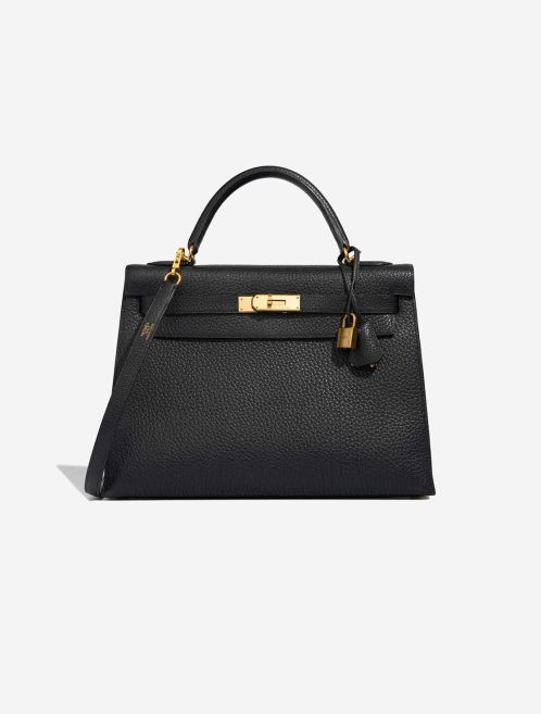 Hermès Kelly 32 Ardennes Black Front | Sell your designer bag