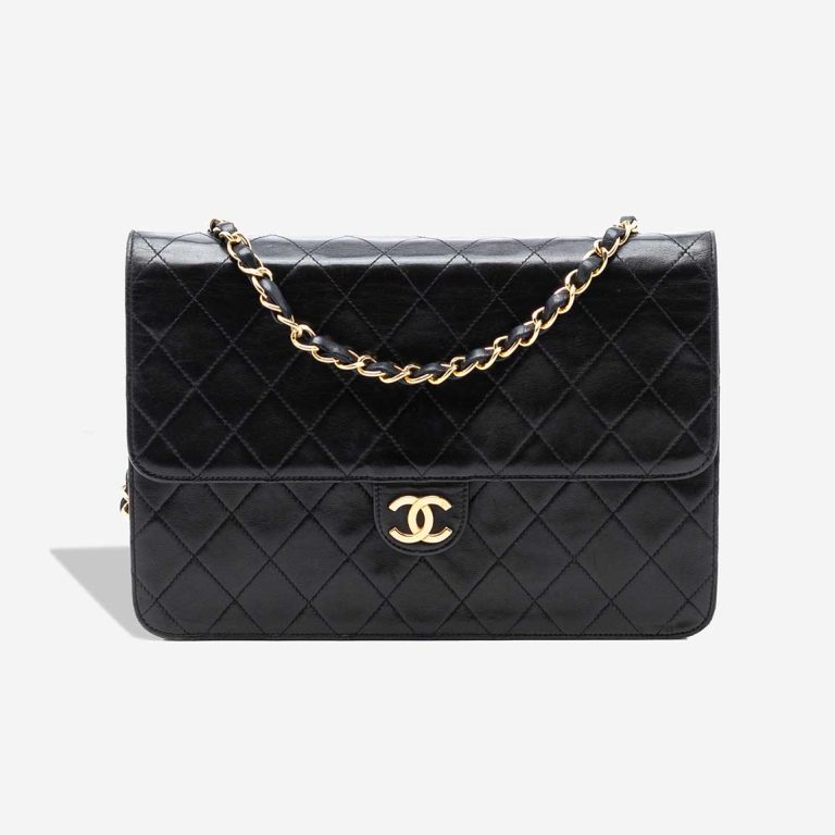 Chanel Timeless Lamb Black Front | Sell your designer bag