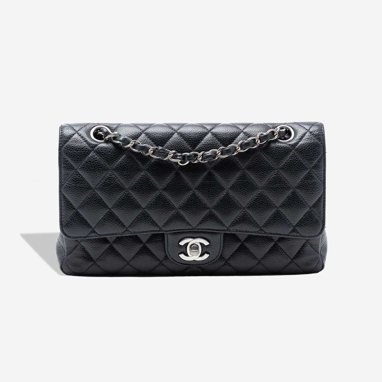 Chanel Timeless Medium Caviar Black Front | Sell your designer bag
