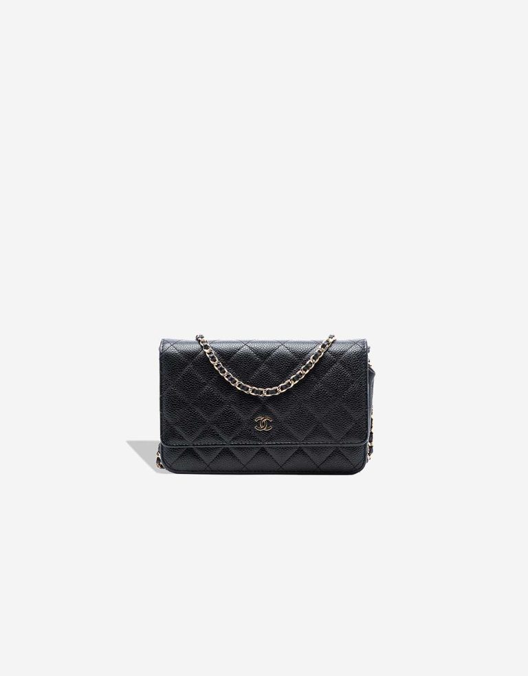Chanel Wallet On Chain Caviar Black Front | Sell your designer bag