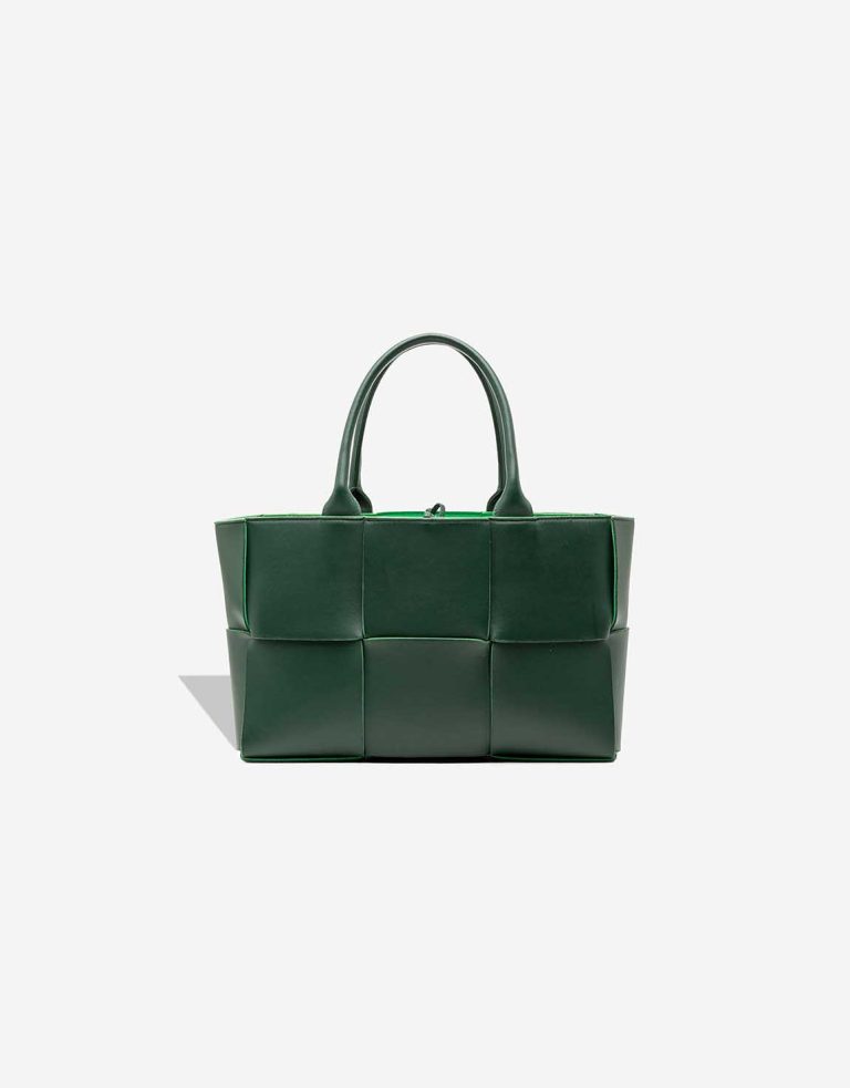Bottega Veneta Arco Tote Small Calf Green / Light Green Front | Sell your designer bag