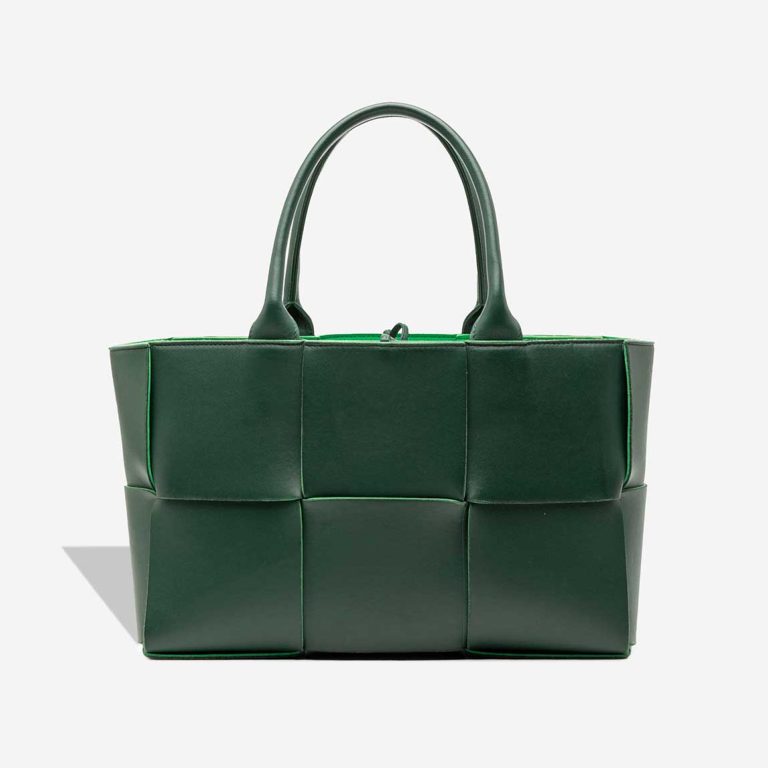 Bottega Veneta Arco Tote Small Calf Green / Light Green Front | Sell your designer bag