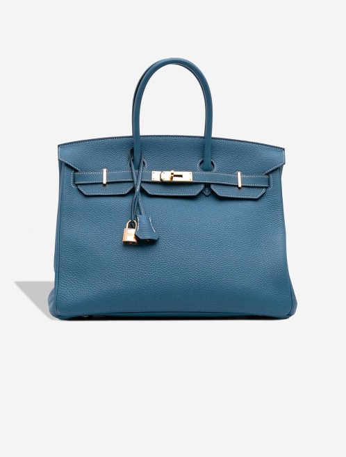 Hermès Birkin 35 Togo Cobalt Front | Sell your designer bag
