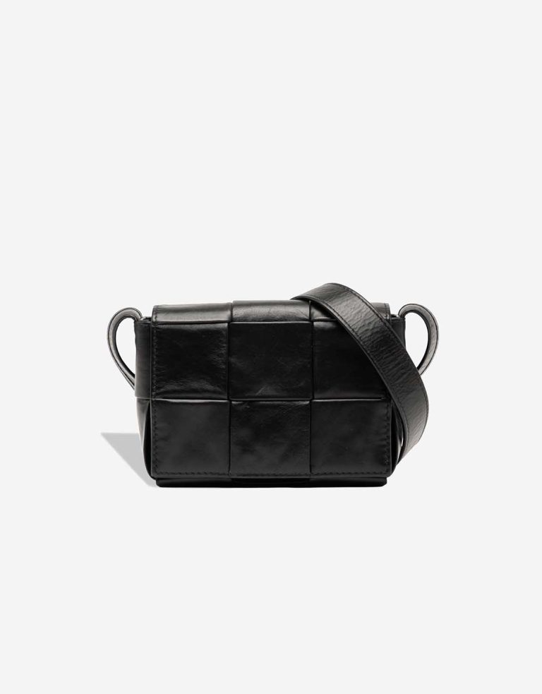 Bottega Veneta Cassette Micro Lamb Black Front | Sell your designer bag