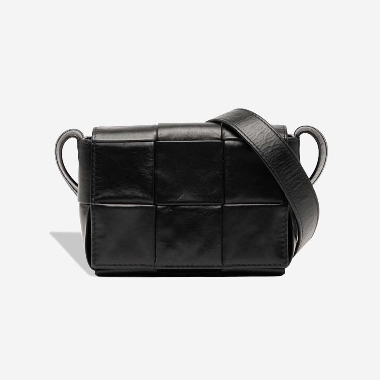 Bottega Veneta Cassette Micro Lamb Black Front | Sell your designer bag