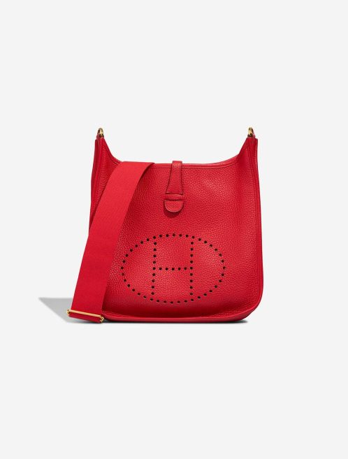 Hermès Evelyne 29 Taurillon Clémence Rouge de Coeur Front | Sell your designer bag