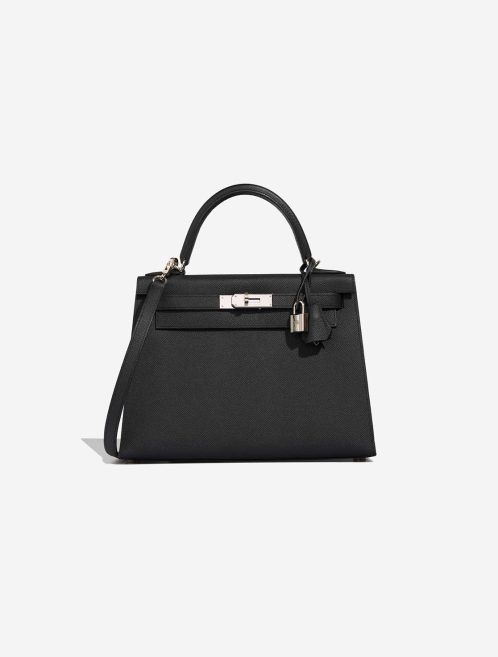 Hermès Kelly 28 Epsom Black Front | Sell your designer bag