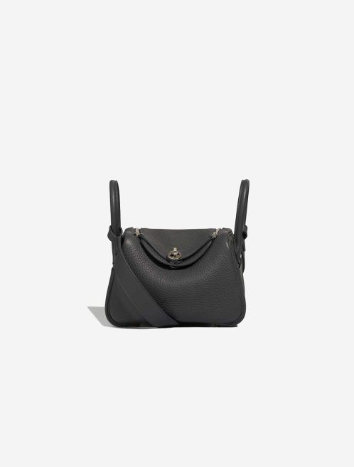 Hermès Lindy Mini Taurillon Clémence Ardoise Front | Verkaufen Sie Ihre Designer-Tasche