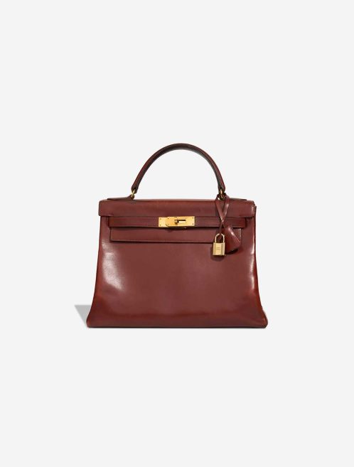 Hermès Kelly 28 Box Marron Front | Sell your designer bag