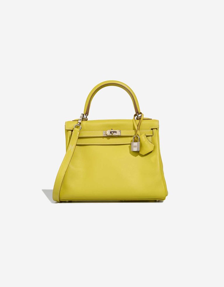 Hermès Kelly 25 Swift Lime Front | Sell your designer bag