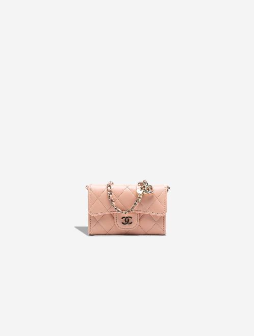 Chanel Timeless Card Holder Lamb Rose Front | Sell your designer bag