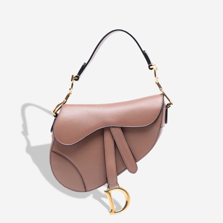 Dior Saddle Mini Calf Blush Front | Sell your designer bag