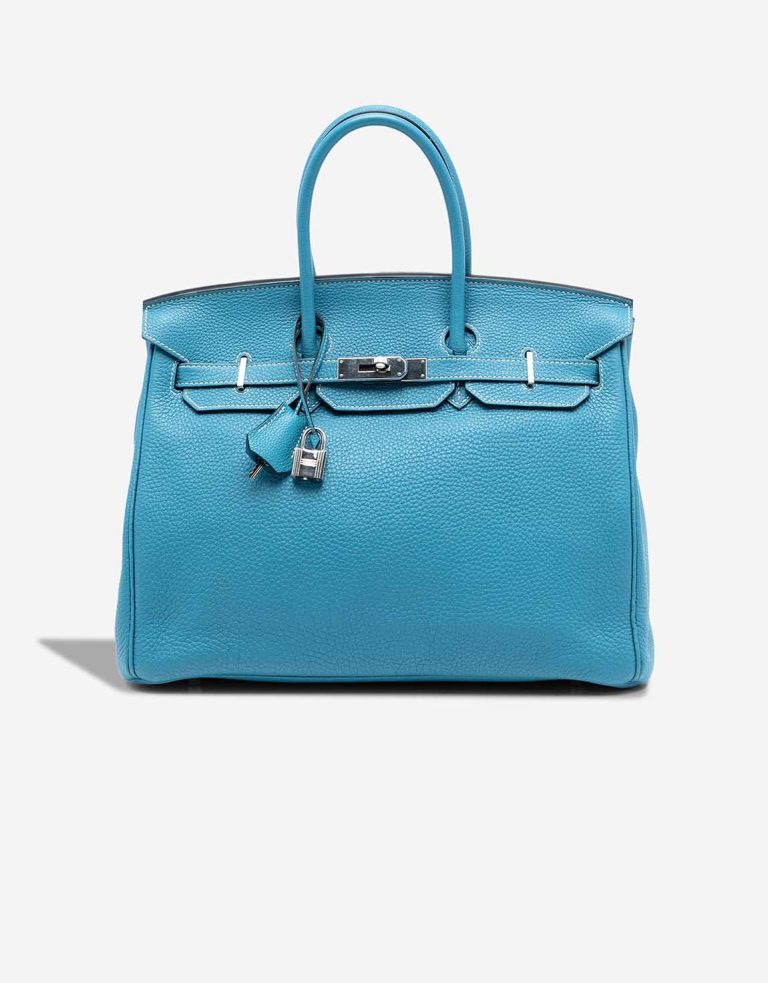Hermès Birkin 35 Togo Bleu Jean Front | Sell your designer bag