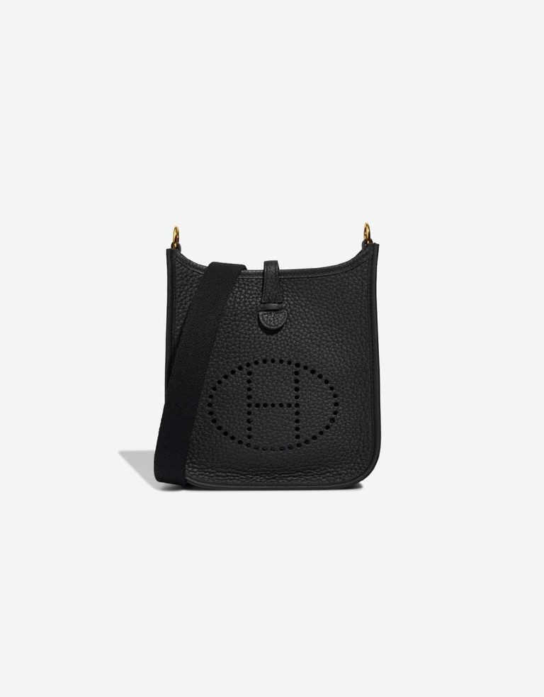 Hermès Evelyne 16 Clémence Black Front | Sell your designer bag
