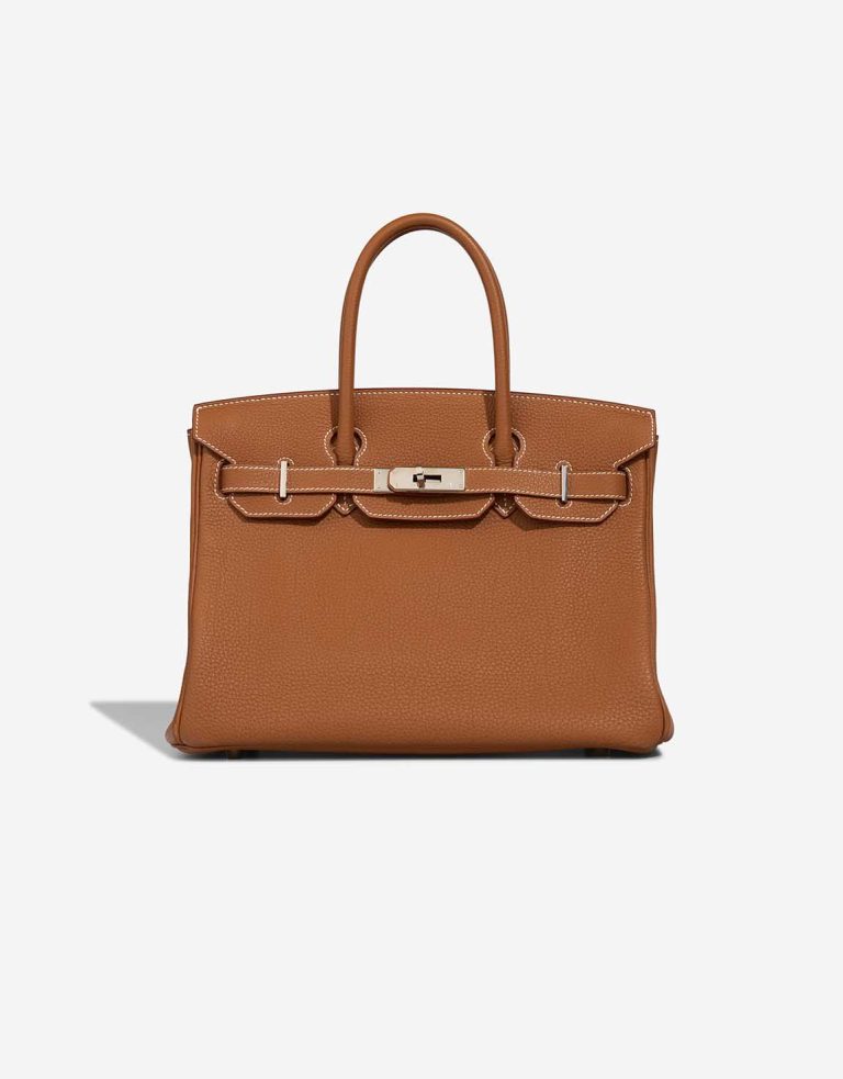 Hermès Birkin 30 Togo Gold Front | Sell your designer bag