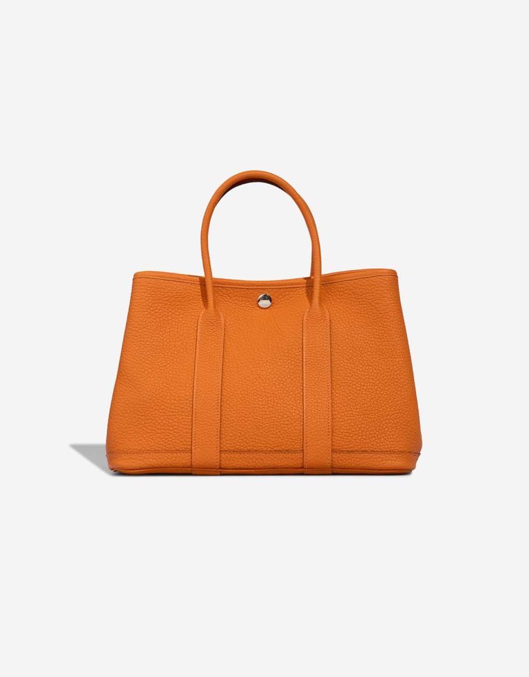 Hermès Garden Party 30 Veau Négonda Orange H Front | Sell your designer bag