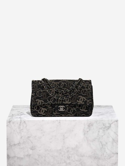 Chanel Timeless Medium Toile Black Front | Sell your designer bag