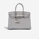 Hermès Birkin 30 Togo Gris Pantin Front | Sell your designer bag