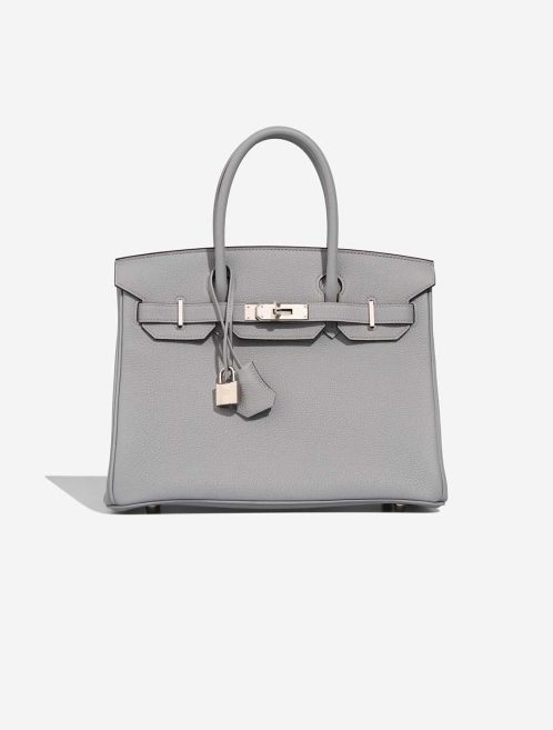 Hermès Birkin 30 Togo Gris Pantin Front | Sell your designer bag