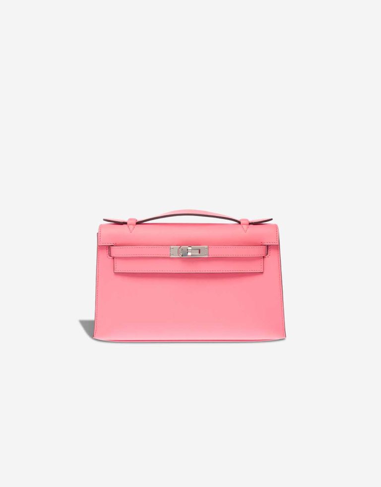 Hermès Kelly Pochette Swift Rose d`Éte Front | Sell your designer bag