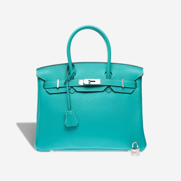 Hermès Birkin 30 Togo Bleu Lagon Front | Sell your designer bag