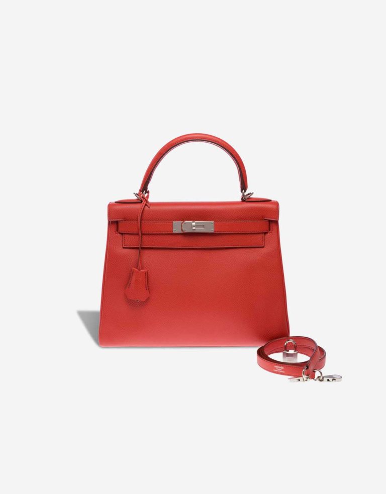 Hermès Kelly 28 Epsom Bougainvillier Front | Sell your designer bag