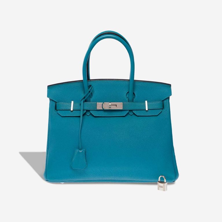 Hermès Birkin 30 Togo Turquoise Front | Sell your designer bag