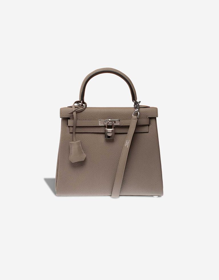 Hermès Kelly 25 Togo Gris Asphalte Front | Sell your designer bag