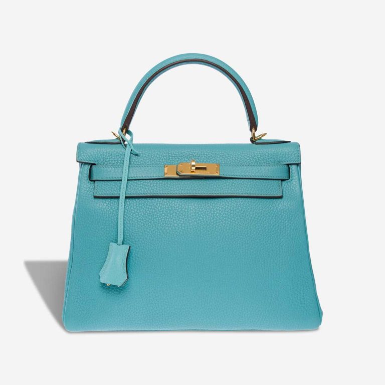 Hermès Kelly 28 Togo Bleu Atoll Front | Sell your designer bag