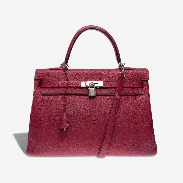Hermès Kelly 35 Togo Rouge Grenat Front | Sell your designer bag