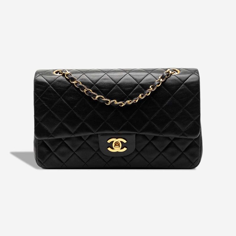Chanel Timeless Medium Lamb Black Front | Sell your designer bag