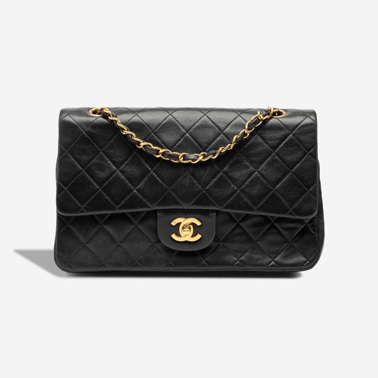 Chanel Timeless Medium Lamb Black Front | Sell your designer bag