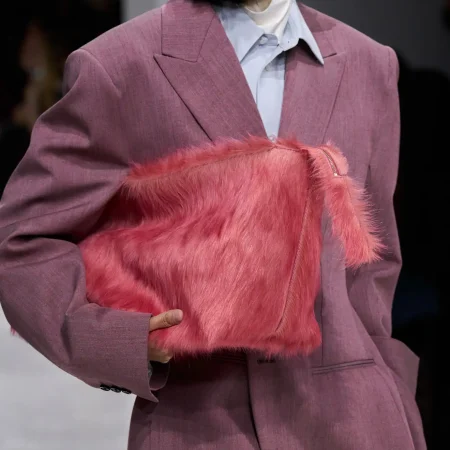 Bottega Veneta Spring/Summer 2026 Fur Clutch | Bag Trends