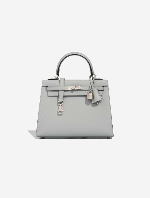 Hermès Kelly HSS 25 Epsom Bleu Glacier / Gris Perle Front | Sell your designer bag