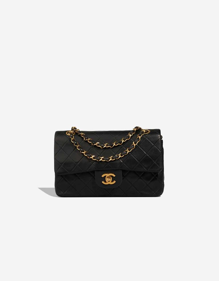 Chanel Timeless Small Lamb Black Front | Sell your designer bag